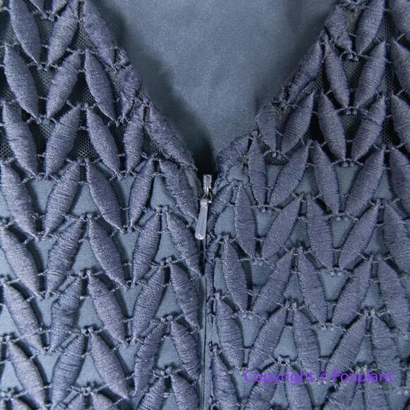 New! Kay Unger Tatum Dress in midnight navy‎ blue, size 10 - Picture 13 of 16